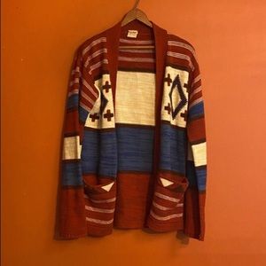 Vintage 70’s hippie bohemian southwest cardigan